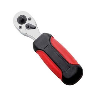 Mini Double-ended Ratchet Wrench 1/4 In 3/8 In Hex Socket Quick Release Carbon Steel Diy Tool - Product Image 4