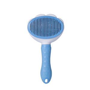 Peigne de toilettage pour chiens et chats, brosse de massage pour l'élimination des poils avec poignée souple, outil multifonctionnel pour le soin des animaux de compagnie - Product Image 3