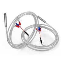 Sonde de capteur de température thermocouple PT100 de type K résistant à la Corrosion Instrument de Corrosion de fil de blindage en acier inoxydable