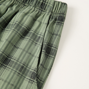 Pijama <span class=keywords><strong>de</strong></span> mujer personalizado <span class=keywords><strong>de</strong></span> talla grande con estampado <span class=keywords><strong>de</strong></span> cuadros <span class=keywords><strong>de</strong></span> algodón y Spandex <span class=keywords><strong>de</strong></span> punto <span class=keywords><strong>de</strong></span> manga corta <span class=keywords><strong>de</strong></span> buena calidad <span class=keywords><strong>de</strong></span> 2 piezas para verano - Product Image 5