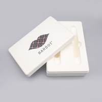 Boîte en pulpe moulée biodégradable avec insert en pulpe, ensemble d'emballages écologiques en papier recyclé pour électronique, bouteilles et cadeaux