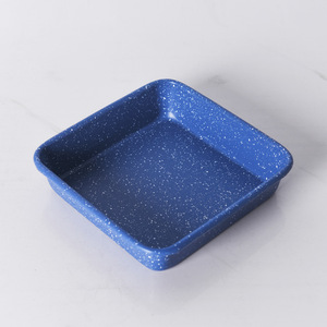 Baking Pan Blue Nonstick <b>Rack</b> Included For Oven Baking Cake Toast Set 1 Piece Irregular Shape YC - Product Image 2