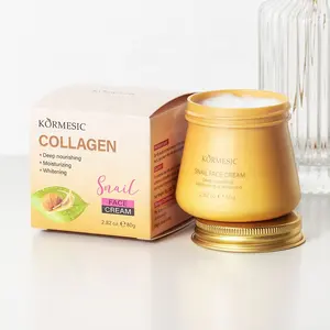 OEM ODM Handelsmarke KORMESIC White ning feuchtigkeit spendende Anti-Aging-Hyaluronsäure-Schnecken creme für das Gesicht