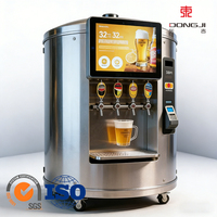 Distributeur de bière avec SDK et monnayeur, distributeur de bière pression en libre-service, gestion cloud, acier inoxydable