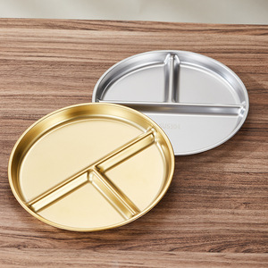 <span class=keywords><strong>จาน</strong></span><span class=keywords><strong>แบ่ง</strong></span>ช่องแบบตะวันตกสามช่องสำหรับอาหาร<span class=keywords><strong>จาน</strong></span><span class=keywords><strong>อาหาร</strong></span>ข้าวสาลีทำจากฟางข้าวสาลีถาดอาหารเครื่องใช้ในครัว - Product Image 3