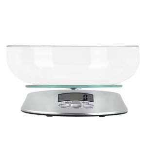 เครื่องชั่งดิจิตอลอเนกประสงค์ 5 กก. สำหรับชั่งเนย ผลิตภัณฑ์นม และวัตถุดิบทำขนม พร้อมโถแก้ว ขายดี - Product Image 6