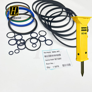 Kit di guarnizioni idrauliche per escavatori EC120T EC135T EC140T, kit di guarnizioni per valvole di controllo, ricambi per riparazione escavatori. - Product Image 2