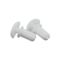 Clip de fixation en nylon noir sans outil pour coque arrière de téléviseur, rivet à pression en plastique pour électronique grand public