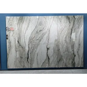 Porcelana mármore sinterizado pedra telha parede laje 1200x2400 Mm porcelana polido glazed laje telha nicho para banheiro