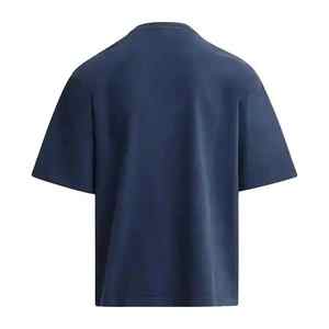 T-shirt uni 100% coton lourd avec logo personnalisé T-shirt oversize vierge avec logo imprimé personnalisé unisexe pour hommes - Product Image 4