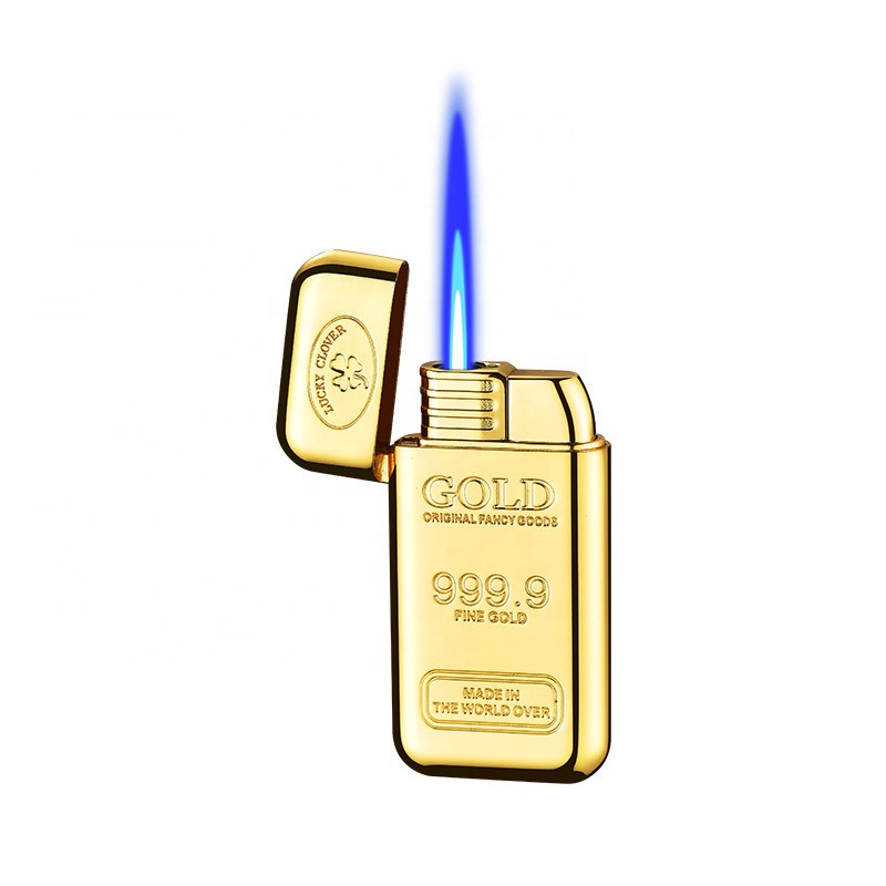 gold bar cigarette lighter Gold Bar Shaped Metal Lighter
