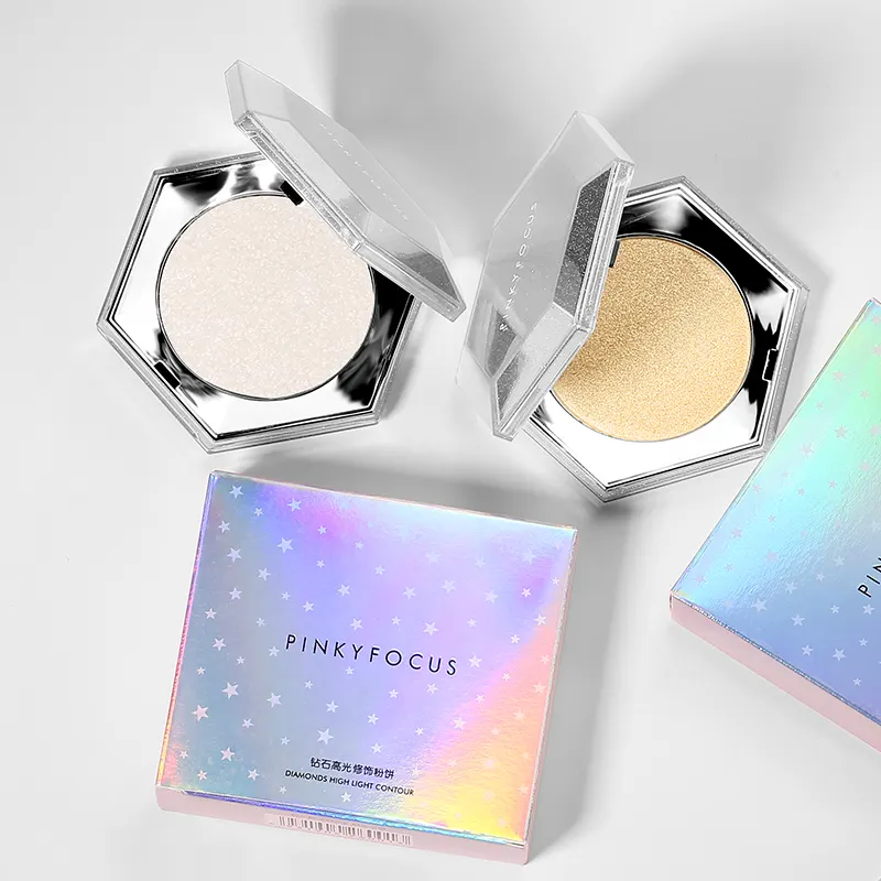 Face Shimmer Highlighter Bronzer Powder Palette Maquillaje de contorno de alto brillo Body Glitter Iluminador Highlight Cosmetics