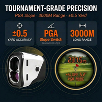 Télémètre laser de golf BingM le mieux noté - Pinseeker, vibration par impulsions, grossissement 7X, portée 1000m, écran LCD transmissif, batterie au lithium