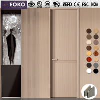 EOKO pour les Constructeurs : Porte Intérieure Moderne en MDF Pré-Assemblée – Prix de Gros