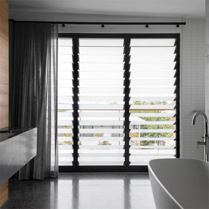 Volets intérieurs en aluminium TOMA, modernes, verticaux, réglables, à battants, pour hôtels - Product Image 2