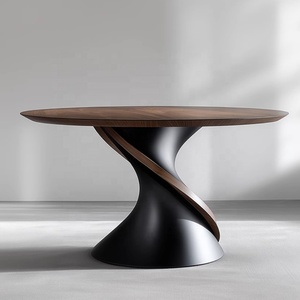 Ý tối giản rắn gỗ bàn ăn cao cấp bàn tròn cho phòng khách sử dụng nhà thiết kế sáng tạo phong cách cổ điển bàn - Product Image 1