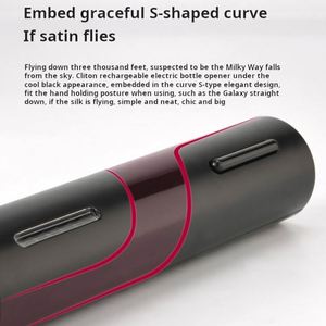 Ouvre-bouteille électrique automatique multifonctionnel USB rechargeable personnalisé avec logo – Offre spéciale ouvre-bouteille automatique - Product Image 3
