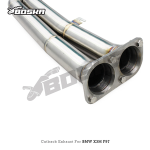 Échappement arrière OEM Valvetronic pour <span class=keywords><strong>BMW</strong></span> X3M X4M F97 F98 S58 3.0T 2019-2023 Z-Pipe SS304 avec télécommande, son sportif agressif - Product Image 3