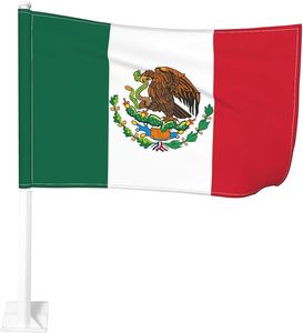 Drapeau de voiture national personnalisé en polyester mini 30*45cm avec mât pour décoration, vente en gros - Product Image 3