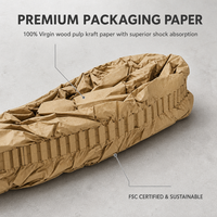 Coussinets en papier kraft durable, protecteurs logistiques, écologiques, antichoc, résistants aux chutes, matériau de remplissage pour expédition