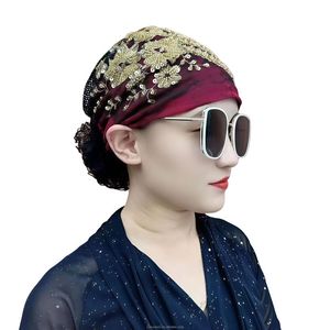 Nuevo pañuelo instantáneo hueco para mujeres musulmanas, gorro pañuelo, tela de malla, transpirable y ecológico, adecuado para todas las estaciones - Product Image 2