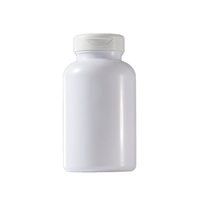 Bouteille ronde en plastique PET avec couvercle à clapet pour médicaments, capsules, bonbons, 100 ml, 120 ml, pour le stockage des aliments