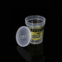 Gobelet en plastique jetable miniature personnalisé de 3 oz avec couvercle