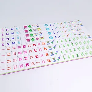 Fichas de Mahjong de Acrílico Cristal Rojo Rosa de Lujo Moderno - Juego de Regalo para el Hogar Hecho a Mano de Alta Gama Universal para 4/8 Jugadores de Póker/Cartas - Product Image 4