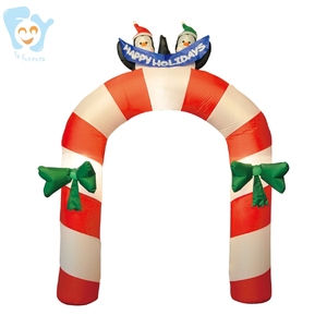 Arche de Noël gonflable en polyester éclairée par LED de 9 pieds x 7 pieds pour l'extérieur - Product Image 3
