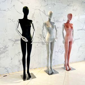 Mannequin de luxe pour femme, corps entier, en velours, nouvelle couleur, pour boutique de mode, bijouterie, magasin de mariage, modèle de mannequin - Product Image 4