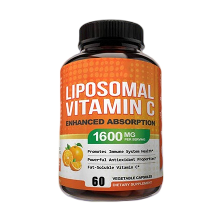 Lipozomal C vitamini 1600mg yüksek emilim yağ çözünür VC antioksidan Anti-Aging askorbik asit vitamini takviyeleri