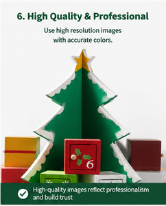 <b>Christmas</b> tree shaped <b>box</b> Advent calendar with drawers Rigid cardboard mystery <b>box</b> Custom gift packaging wholesale - Product Image 2
