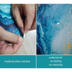 Papel tapiz fotográfico con flores de anémona azul y rosa papel de pared de <span class=keywords><strong>vinilo</strong></span> PVC - Product Image 5