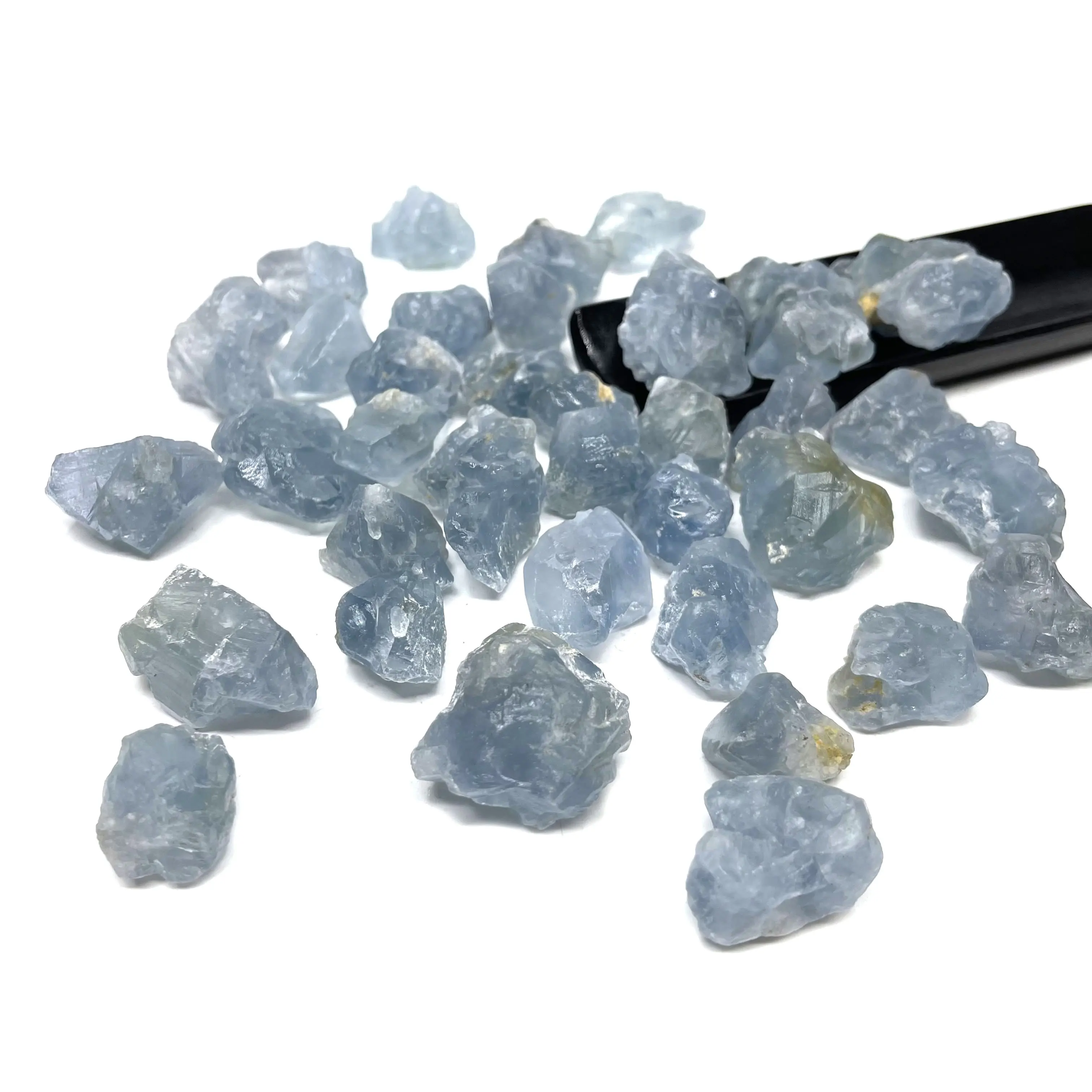 Minerali di cristallo grezzi naturali all'ingrosso pietra di Celestite blu grezza