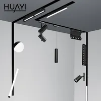 HUAYI卸売価格SMD 10w 20w 30w 40w 16w商業店磁気LEDトラックライト
