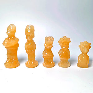 Vente en gros d'artisanat en cristal <span class=keywords><strong>Figurines</strong></span> en cristal de guérison <span class=keywords><strong>Simpsons</strong></span> calcite <span class=keywords><strong>Simpsons</strong></span> pour la décoration - Product Image 1