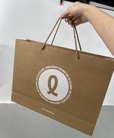 Sacs en papier kraft écologiques avec logo imprimé sur mesure, sacs de shopping en kraft, certifiés PPWR, respectueux de l'environnement pour le marché européen