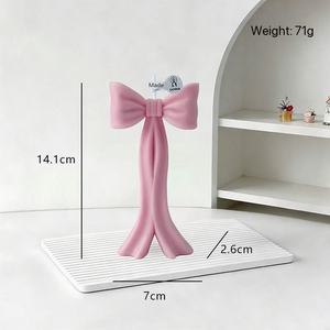 Bougie parfumée artistique en forme de bouquet de sacs à main, avec mèche à combustion uniforme, parfum floral frais, pour cadeau de mariage - Product Image 1