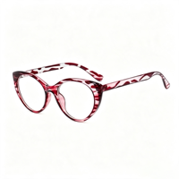 Lunettes Rétro Rondes Anti-Lumière Bleue SM23053 - Monture PC Légère avec Verres en Résine Transparente pour Hommes et Femmes (6 Couleurs)