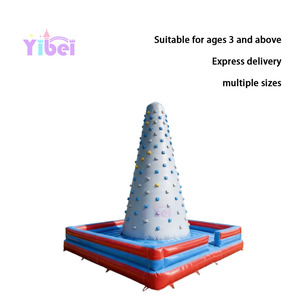 Muro de Escalada Inflable Gigante, Tobogán de PVC, Equipo de Juego al Aire Libre para Niños y Adolescentes, Parques de Aventura, Parques de Trampolín, Certificado CE, Máximo - Product Image 3
