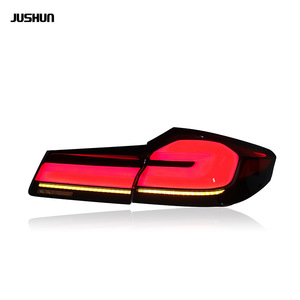 Jushun <b>Led</b> Tail <b>Lights</b> For Bmw 5 Series G30 2018 2020 Black White Lci Upgrade - Product Image 2