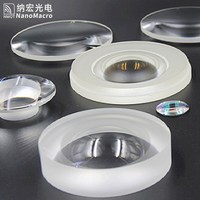 Lentille biconvexe en quartz de 10 mm |   Lentille optique NIR 650-1500 nm |   Lentille sphérique à focalisation fixe avec revêtement AR et longueur focale personnalisée