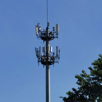 Torre Monopolar Galvanizada en Caliente Directo de Fábrica |   Poste de Comunicación Telefónica Estándar ISO