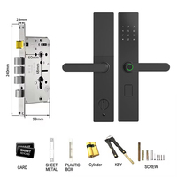Cerradura Inteligente para Puerta Bilixo de Fácil Instalación con Código Tuya TTlock y Puerto de Carga Tipo C para Apartamentos, Hoteles y Familias