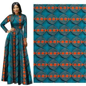 Haute qualité 6 Yard Nigeria <span class=keywords><strong>cire</strong></span> impression tissu vraie <span class=keywords><strong>cire</strong></span> Ankara africain <span class=keywords><strong>cire</strong></span> impression tissu pour robe de soirée - Product Image 1