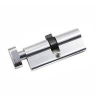 Cylindre de serrure de porte en laiton de 70 mm, clé unique Euro, clé grande taille complète pour porte en bois