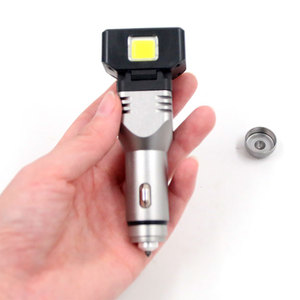 Chất lượng cao Loại-C có thể sạc lại COB <span class=keywords><strong>LED</strong></span> Đèn Pin Mini <span class=keywords><strong>torch</strong></span> ánh sáng với an toàn búa - Product Image 3