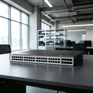 Switch Ethernet Gigabit <span class=keywords><strong>Huawei</strong></span> CloudEngine S5755-S48U8Y de 48 Puertos PoE++ con 8*25GE SFP28 Uplink, Nuevo en Stock - Product Image 1
