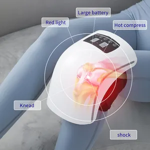 Mesin pemijat lutut elektrik, pemijat lutut fisioterapi dengan perawatan nyeri sendi, pemijat panas lutut
