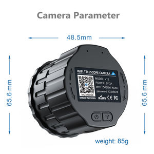 Microscope numérique Relee, caméra USB, oculaire 2K WiFi FHD, caméra binoculaire pour lunette d'observation avec batterie intégrée - Product Image 4